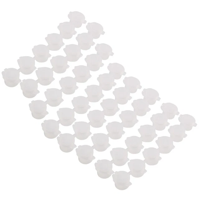 8 tiras/48 ollas 3 ml color vacío rayas color vaso ollas plástico U3Z1