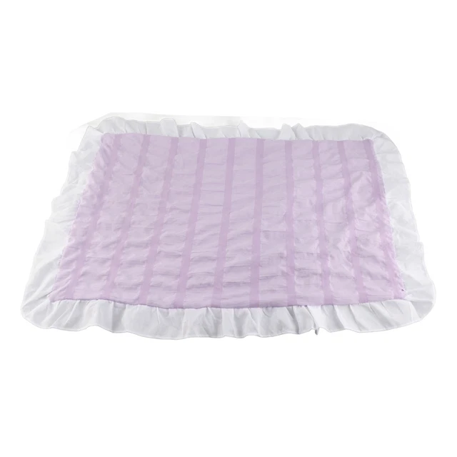 (48x74cm/18.9x29.1in)Cushion Covers Ruffled Skin-Friendly Lovely Breathable Pure