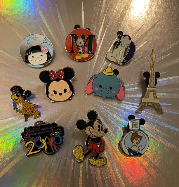 Disney Pins Lot of 10 - Fun variety of pins. See all pics and description.