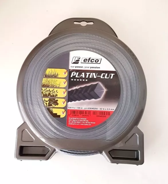 FILO PER DECESPUGLIATORE PLATIN CUT EFCO 32 M x 3,5 MM