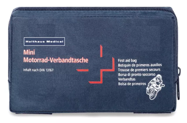 Holthaus Medical Mini Motorrad-Verbandtasche - Schwarz (61120)