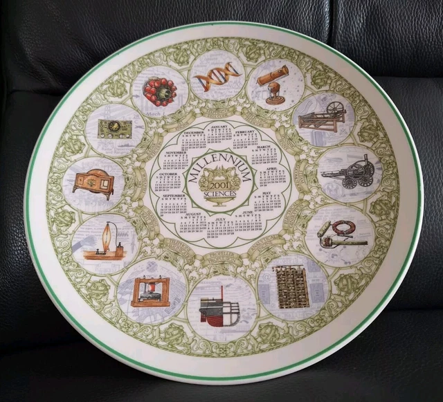 WEDGWOOD MILLENNIUM COLLECTION The Sciences Calendar Plate for