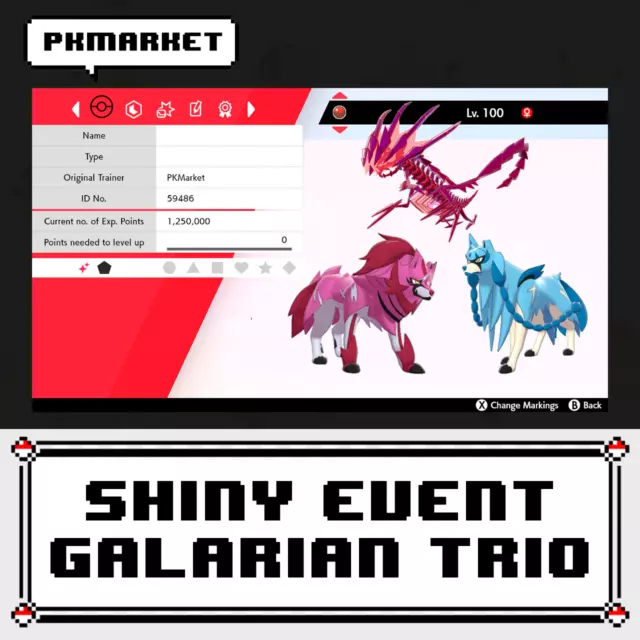 ✨Shiny Zacian & Zamazenta GAMESTOP Event Rusted Sword & Shield ✨ UNTOUCHED