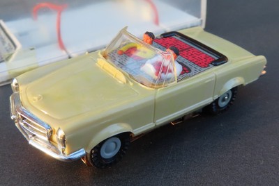 AMS Faller Ams 4852 Mercedes 230 SL Cabriolet Avec Moteur D'Armature Plate RPS121 
