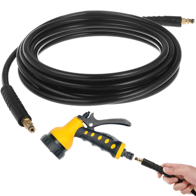 1 pc portable tuyau de nettoyage de nettoyeur haute pression compatible avec