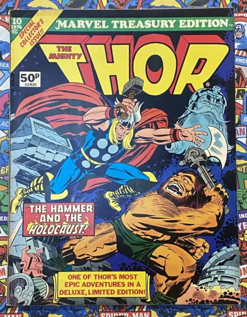 Marvel Treasury Edition #10 - May 1976 - Mighty Thor Appearance! - Vfn (8.0)