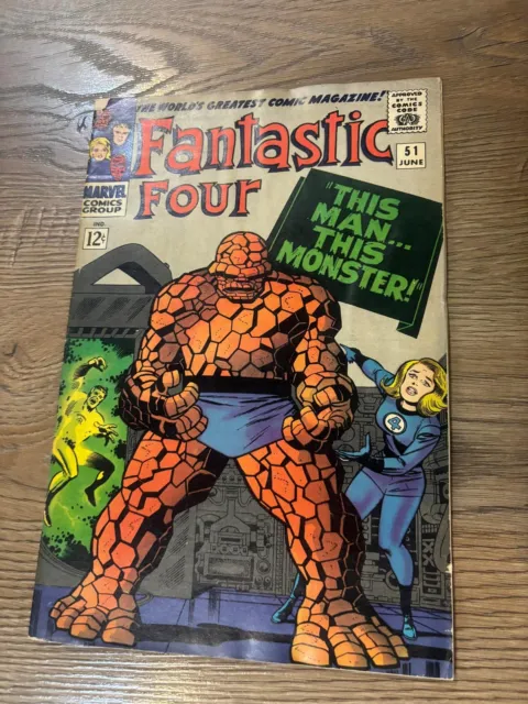 Fantastic Four #51 - Marvel Comics - 1966