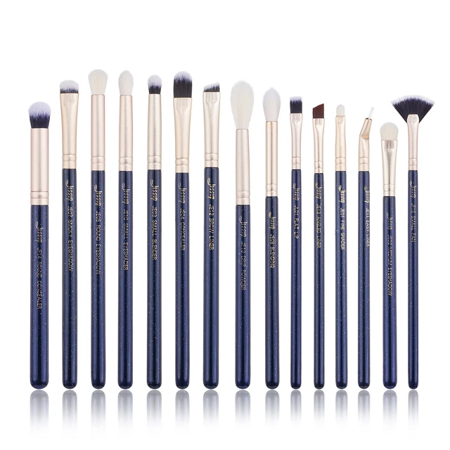 Jessup T477 - Set di 15 pennelli da trucco professionali per occhi,