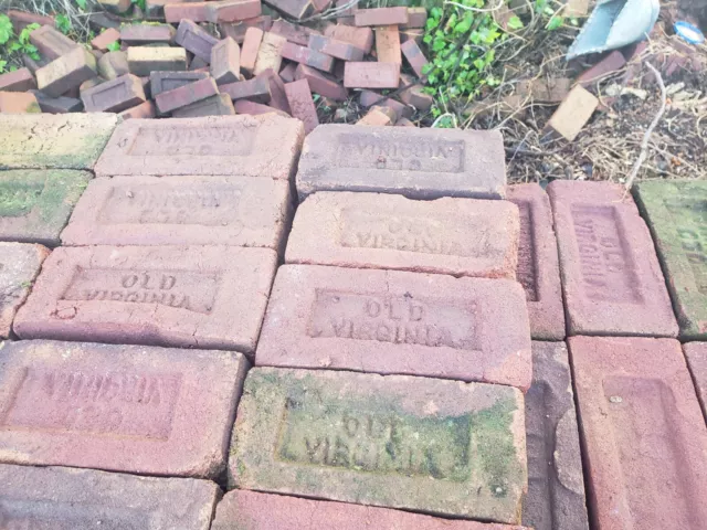 Vintage Old Virginia brick pavers