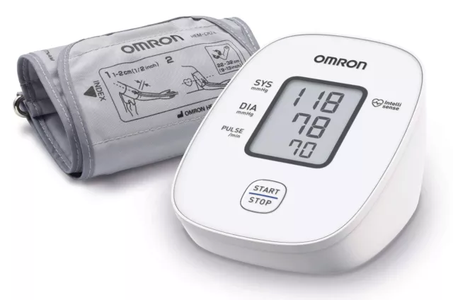 OMRON X2 Basic Misuratore di Pressione Arteriosa da Braccio Digitale, Apparecchi
