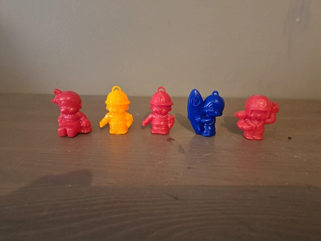 Lot De 5 Figurines Publicitaires Vintage OMO - Collection Lessive (sans Bonux/Kiki/Luxioles)