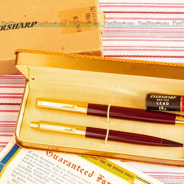 Eversharp Fifth Avenue 64 Solid Gold Pen Pencil Box-Set