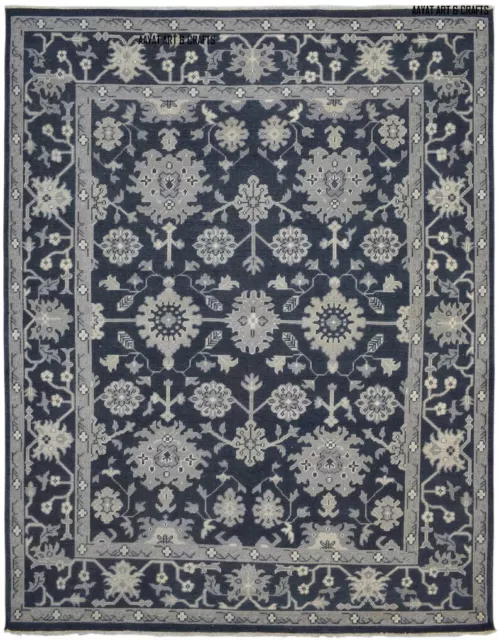 Hand Tufted Oushak Rug Loop Cut 100% Wool 2x3,3x5,4x6,5x8,6x9,8x10,9x12Ft