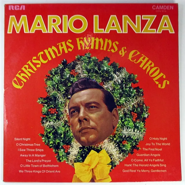 Mario Lanza - Christmas Hymns & Carols (12" Vinyl LP Album, 1969 RCA Camden)