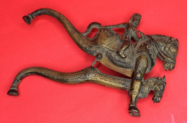 Horse Carved Victorian Handmade Brass Sarota Betel Nutcracker Supari Cutter