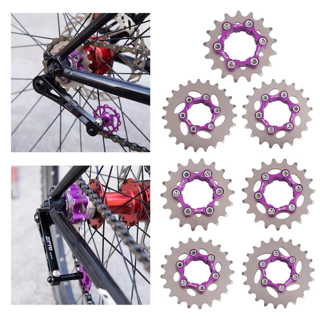 SINGLE SPEED CASSETTE Cog Spacers Fixie Fixed Gear Adapter Freehub Hub
