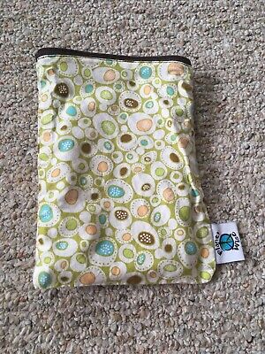Planet Wise Small Wet Reusable Waterproof Cloth Diaper Bag Baby River Rock