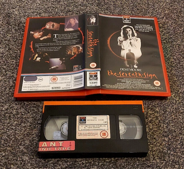 THE SEVENTH SIGN Demi Moore Michael Biehn Rca Big Box Ex Rental Pal Vhs ...