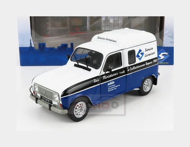 1:18 SOLIDO Renault R4 F4 Van Delivery 1988 Solido 90Th Anniv.Edition SL1802207