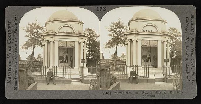 Photo:Mausoleum of Robert Burns, Dumfries, Scotland