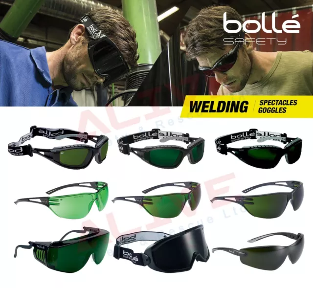 Bolle Welding Safety Glasses Spectacles Goggles for grinding brazing oxy-cutting