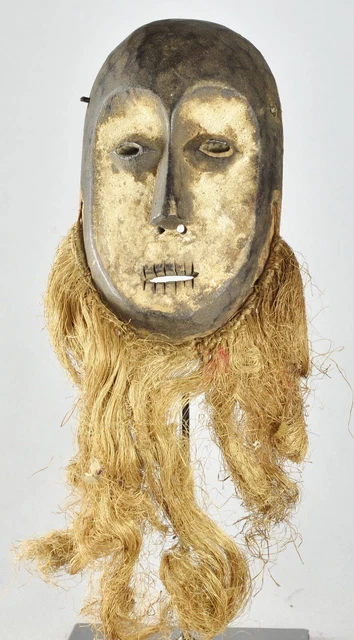 Beautiful African Mask LEGA Lukwakongo  Cult of Bwami Congo  Drc Tribal Art 1511 4
