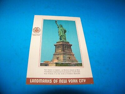 Statue Of Liberty Landmarks of New York City Vintage 1946