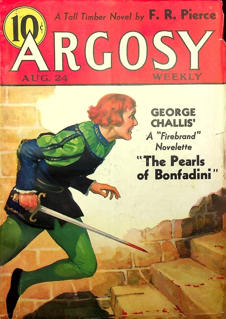 Argosy Part 4: Argosy Weekly Aug 24 1935 GD/VG 3.0 TRIMMED