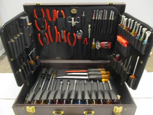 Xcelite Electric Tool KIT W/ Leather Case USA Made NOS