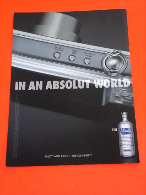 2011 Absolut Vodka Ad In An Absolut World