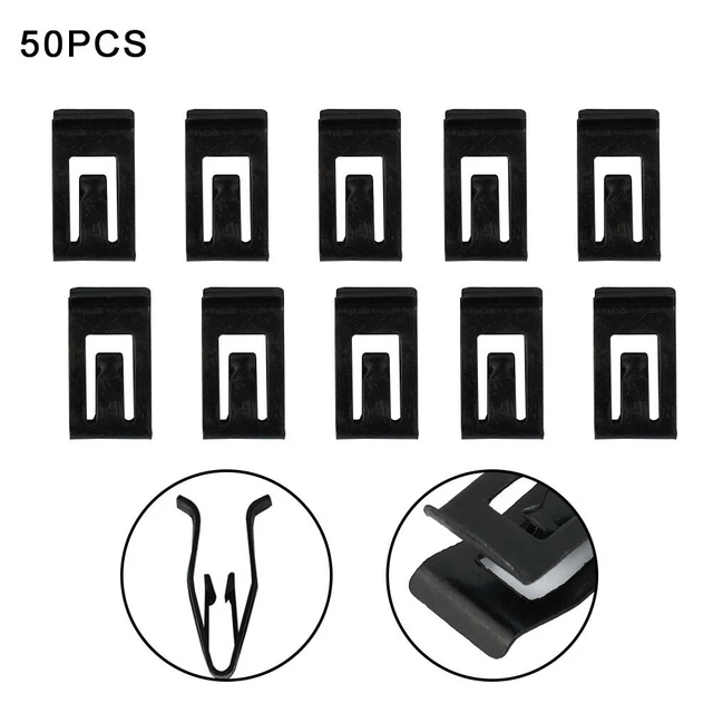 Heavy Duty Metal Retainer Rivet Clips for Car Dashboard Trim Pack of 50