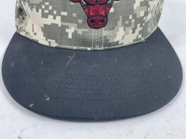 🔥 CHICAGO BULLS • Digital Camo Camouflage Baseball Hat Stadium Giveaway ...