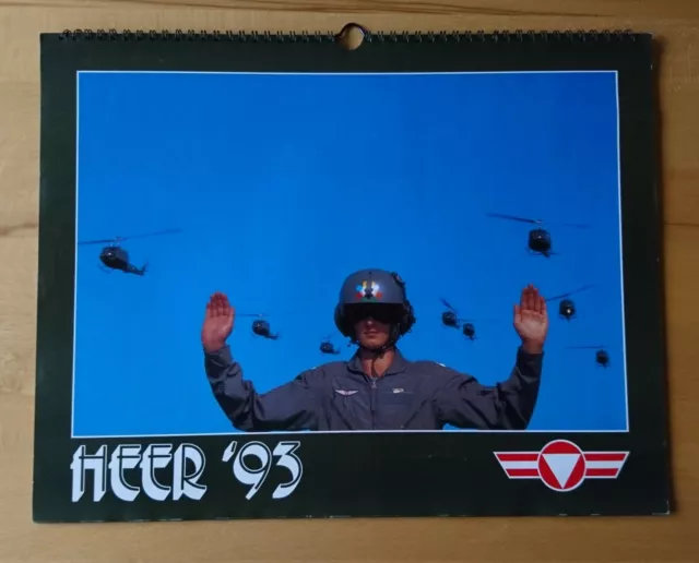Kalender Heer ‘93 - Österreichisches Bundesheer – 41 x 31,50 cm