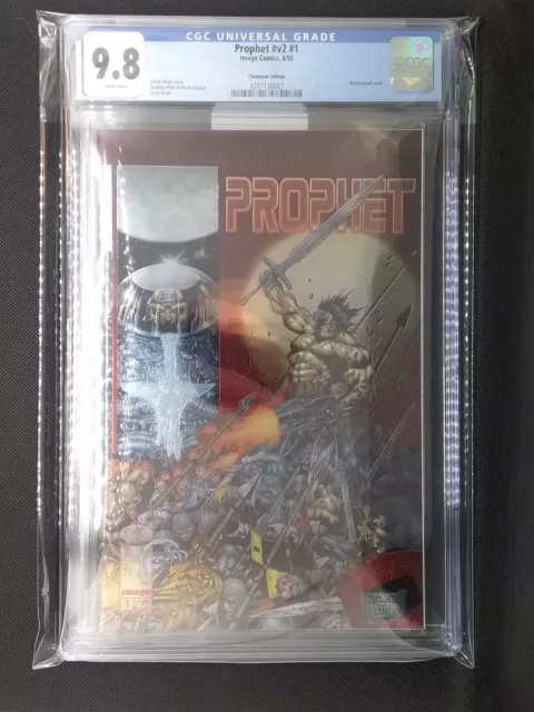 Prophet #1 Vol 2 CGC 9.8 Chromium Variant Edition Image Comics 1995