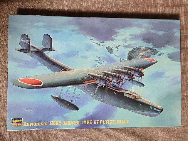 Hasegawa Hawa 1/72 type 97 flying boat Unassembled plastic model No.1940