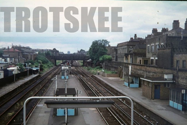 35mm Slide BR British Railways Scene View Canonbury Station 1977 Original