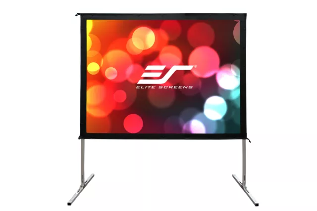 Elite Screens Yard Master 2 120 inch 4:3 Outdoor Projector Screen w/ Stand