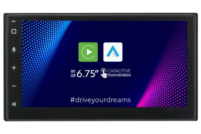 Phonocar VM012 Mediastation 6.75" TFT/LCD Carplay Android Auto con radio + DAB