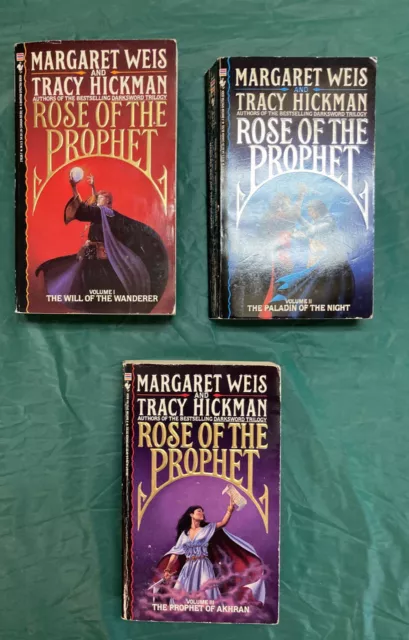 Margaret Weis Rose of the Prophet Series Complete Trilogy 3 Book Lot PB TSR D&D