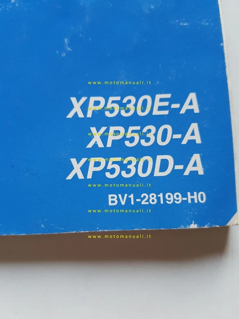 Yamaha T-Max XP530 BV1 2017 manuale uso manutenzione libretto italiano originale