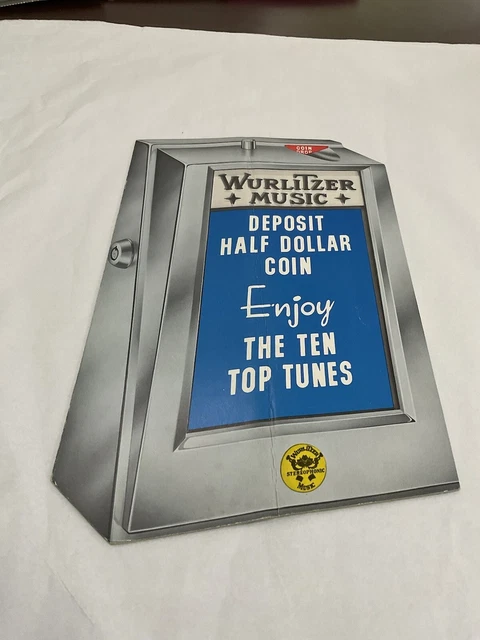 ORIGINAL WURLITZER JUKEBOX Model 5010 Wallbox Distributor Advert Fold ...