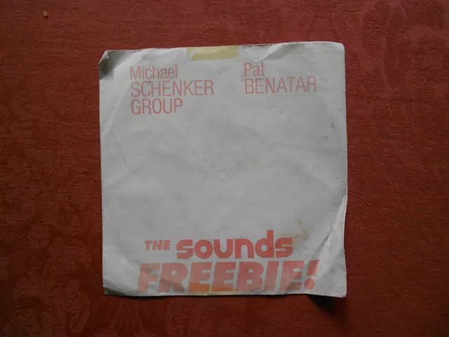 The Sounds Freebie 7" Flexidisc - Michael Schenker Group/Pat Benatar 1981