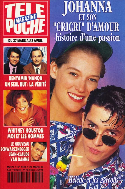 MAGAZINE TELE POCHE n°1415/ 1993. Rochelle REDFIELD, Sébastien ROCH ...