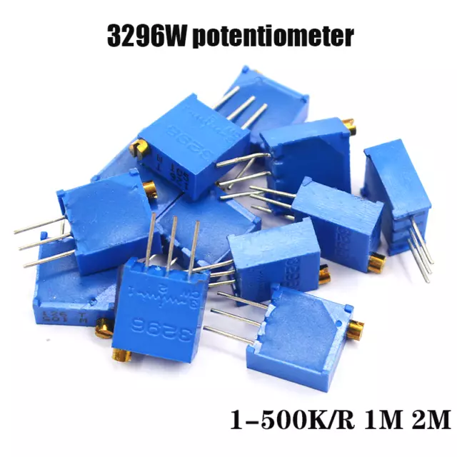 3296W Trimmpotentiometer Trimmer Potentiometer Spindeltrimmer Poti 1-500K/R 1/2M