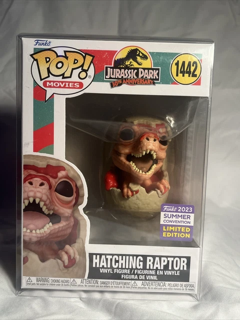 FUNKO POP - HATCHING RAPTOR. (limited edition) 2022 summer convention ...