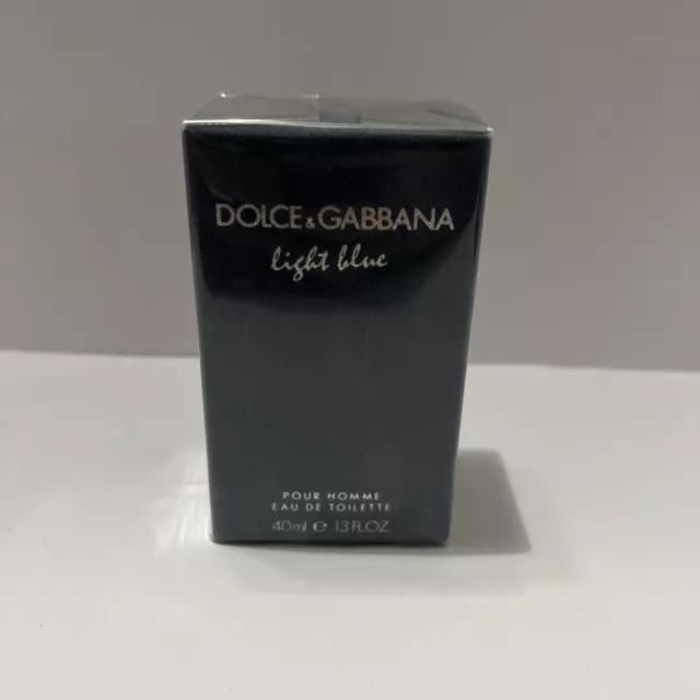 Dolce & Gabbana Light blue Pour Homme EAU De Toilette For Man 1.3 oz New In Box