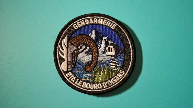 Patch Ski Brodé Bourg D'Oisans - SK834 - Insigne Vintage Sport D'hiver