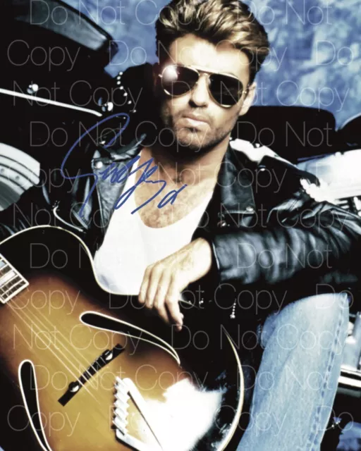 George Michael signed Wham! Wham 8X10 photo picture poster autograph RP 2