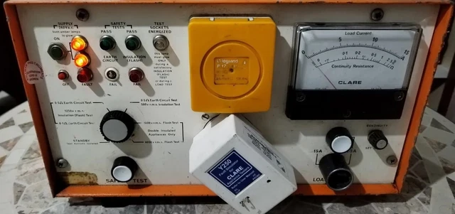 Clare Tester A255 PAT Tester, guasto - simulatore