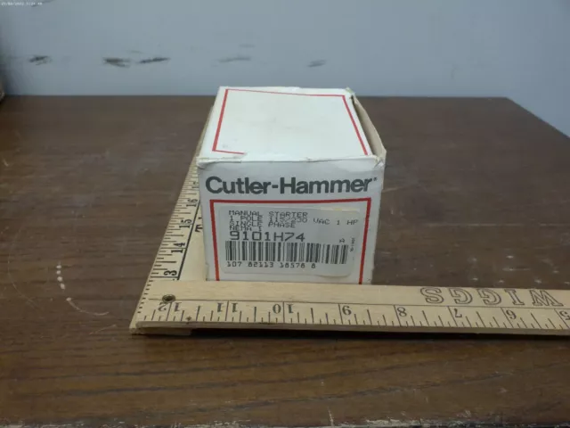 Cutler Hammer 9101H74 Manual Starter Switch 1-P 115/230V Nema 1/ Nos